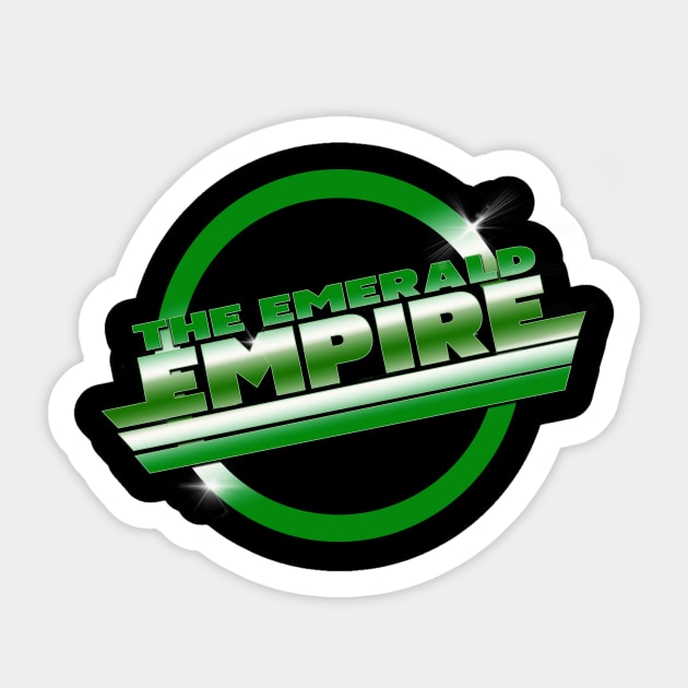 Metallic Empire Sticker by Capone's Speakeasy